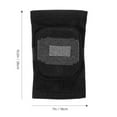 thumbnail image 2 of ETHZZLE Protective Black Knee Pad with Air Permeable Fabric for Sports and Daily Activity Comfort, 2 of 6