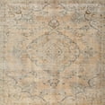 thumbnail image 1 of Ahgly Company Machine Washable Indoor Square Traditional Brown Area Rugs, 6' Square, 1 of 7