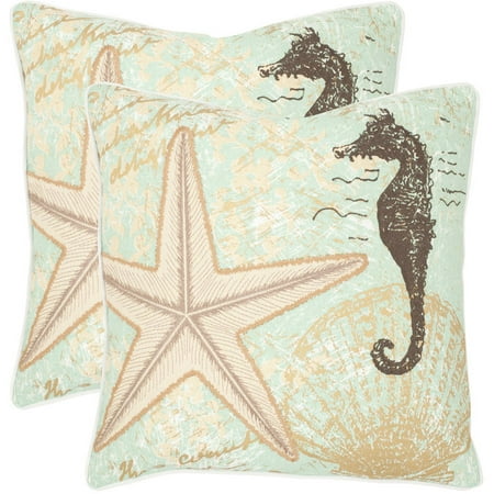 Safavieh Lauren Sea Life Pillow, Set of 2