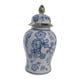 thumbnail image 3 of Jarra de jengibre azul y , tarro de almacenamiento para té, centros de mesa, maceta tradicional, jarrón de cerámica para arreglo de flores,, 3 of 8