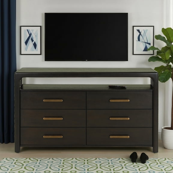 Steve Silver Sigmund Sable Brown 6 Drawer Dresser