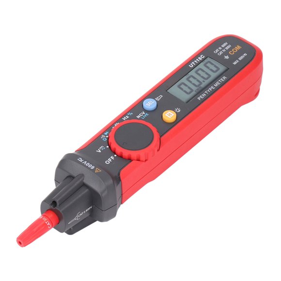 Pen Type Multimeter, Low Battery Indication Wide Application Electrical Tester Multifunctional for Factories