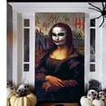 thumbnail image 4 of AUQ Halloween Curtain,Halloween Window Silhouette,Spooky Ghost,Halloween Decorations,Home Decoration,Scary Female,Window Cover,Halloween Window Poster,71*35in, 4 of 5