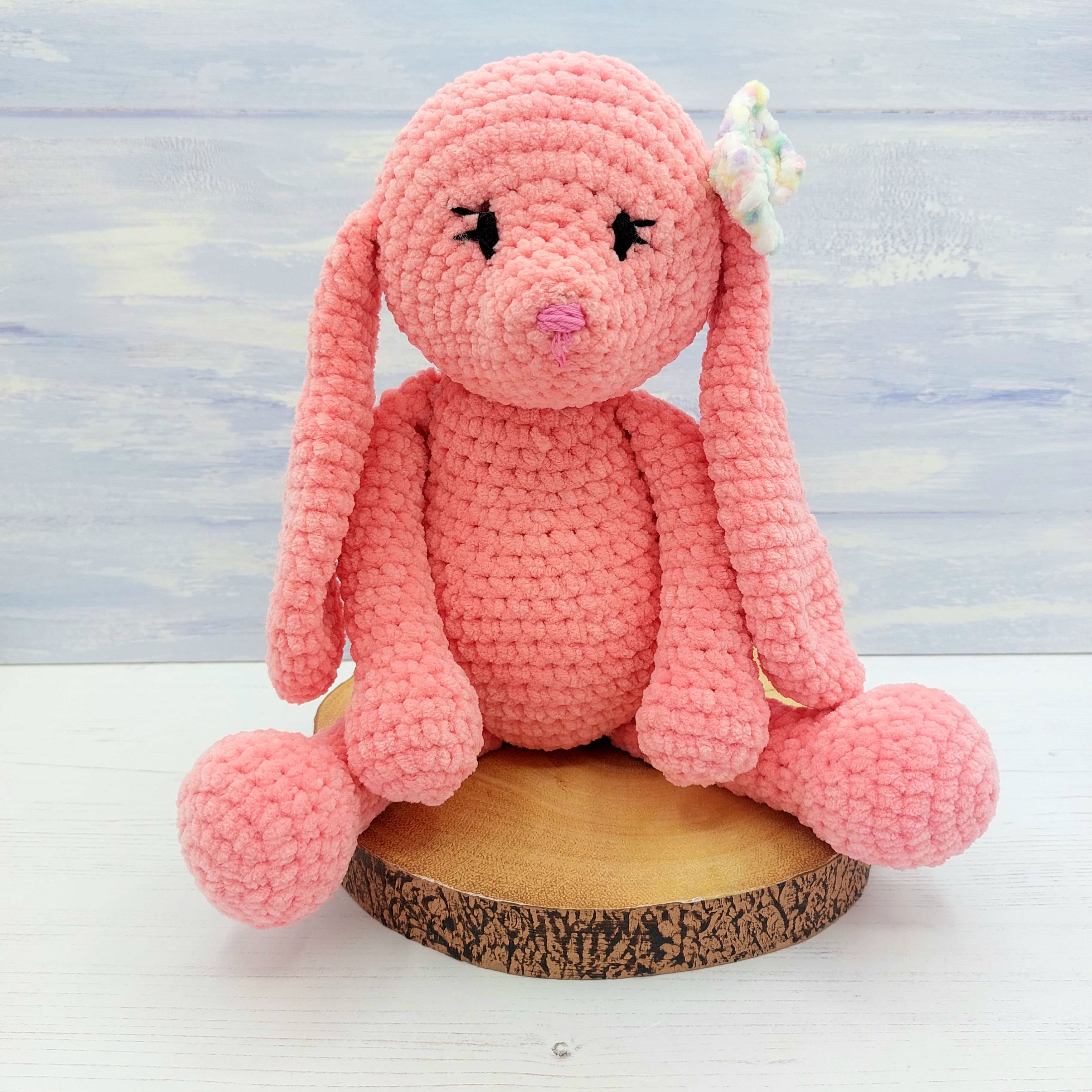 Loki and Lottie the Lop-eared Bunny Crochet Kit (Lottie the Pink Bunny)