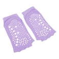 thumbnail image 7 of Unique Bargains 4 Pairs Half Finger Five Toe Socks Unisex Non Slip Daily Fit Finger Socks Purple, 7 of 7
