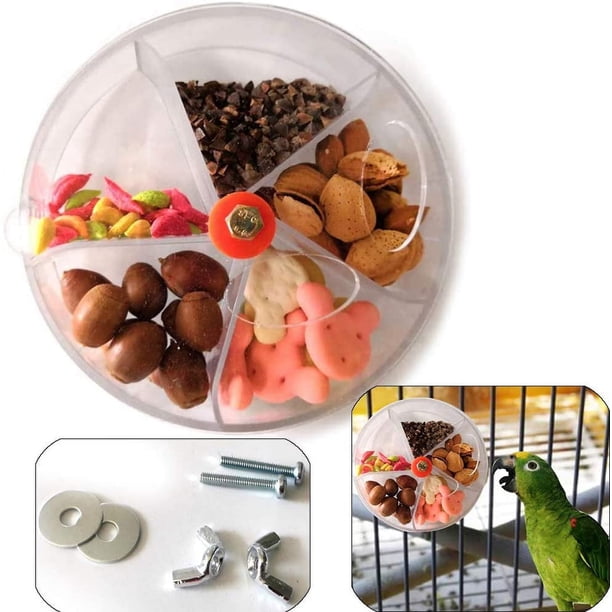Juguete giratorio para loros, rueda giratoria para pájaros, juguete giratorio para loros, búsqueda de alimentos para pájaros, comedero giratorio creativo para buscar alimentos para pájaros oso de fresa Electrónica