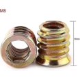 thumbnail image 2 of Pack of 20pcs M8 Zinc Alloy Threaded Hex Nut, Zinc Alloy Insert Nuts Assortment (M8*15mm), 2 of 4
