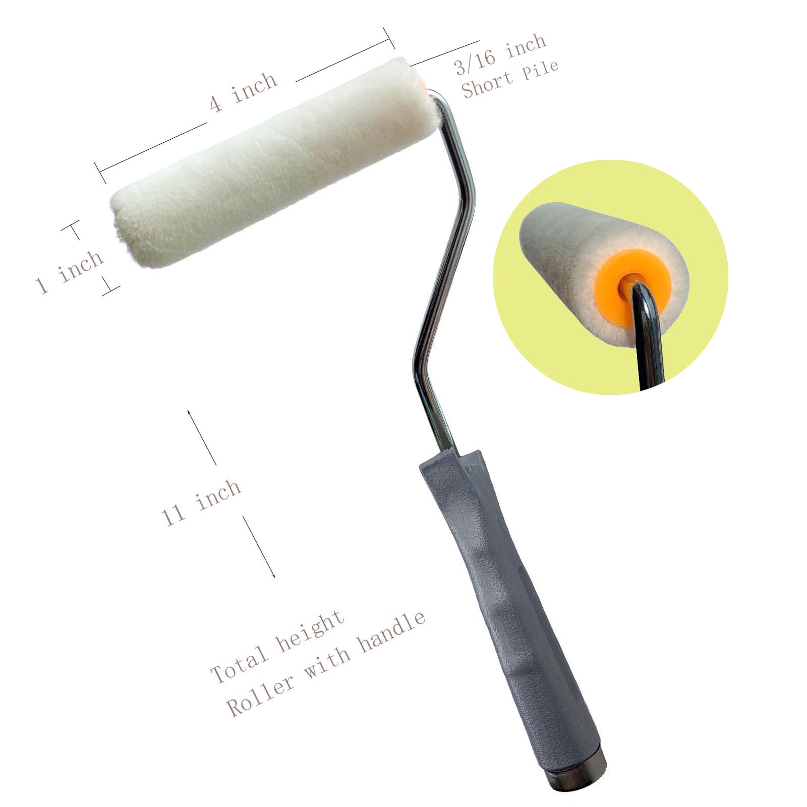 Magimate 4-Inch Paint Roller Kit, 7-Piece Set photo 3