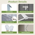 thumbnail image 3 of LZBEITEM 12'x14' Outdoor Metal Shed with Floor Frame kit , Updated Frame & Lockable Doors for Backyard, Garden, Lawn, Gray, 3 of 14