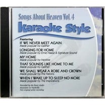 Songs About Heaven Volume 4 Christian Karaoke Style NEW CD G Daywind 6 Songs