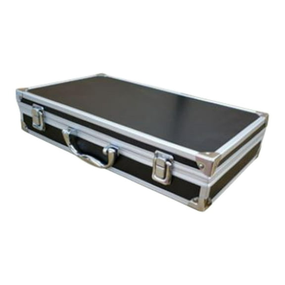 colaxi Aluminum Alloy Tool Box Hard Carrying Case Spacious Multipurpose Portable Part Boxes for Hardware Equipment Electronic Devices A