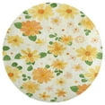 thumbnail image 3 of Floral Colorful Flower Round Rugs -Washable Non-Slip Small Round Area Rug Throw Soft Circle Rugs for Bedroom, Modern Print Indoor Carpet for Entryway Sofa Living Room, 3 of 6