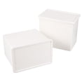 thumbnail image 4 of 2 Unids Cajas de almacenamiento de plástico Organizadores de hogares SunDries Soportes con tapa (grande), 4 of 6