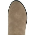 thumbnail image 3 of kozi Canada Women Ankle Dress Bootie Chelsea Boot ANGIE-10 Fall Heel Boot with Side Zipper and Gore Camel, 3 of 8