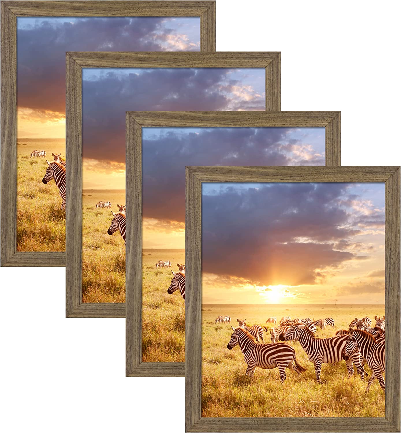 11x14 Poster Frame in Oak finish, Ecofriendly Wood and Polished