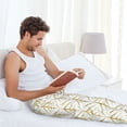 thumbnail image 7 of Haiem White And Gold Geometry Men's Pajama Pants Ultra Lightweight Pjs Bottoms Sleepwear Bottom Pants With Pocket Drawstring-X-Large, 7 of 7