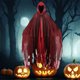 thumbnail image 4 of Capa de Halloween, capa, calavera, ropa, máscara, guión, decoración de habitación, accesorios de disfraz, 4 of 5