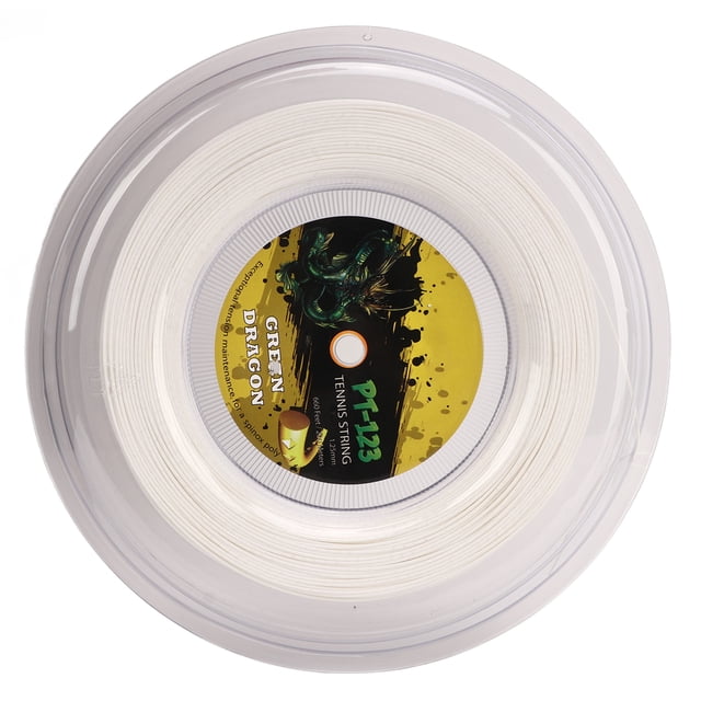 Cuerda de Raqueta Cuerda de Raqueta de Tenis de 125 Mm Patrón de Doble Acanalado Cuerda de Tenis de Poliéster Resistente a los Golpes para Adolescentes 200M ANGGREK Otros