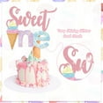 thumbnail image 6 of Ice Cream First Birthday Party Decor-Sweet One Banner Cupcake Macaron Balloons, 6 of 7