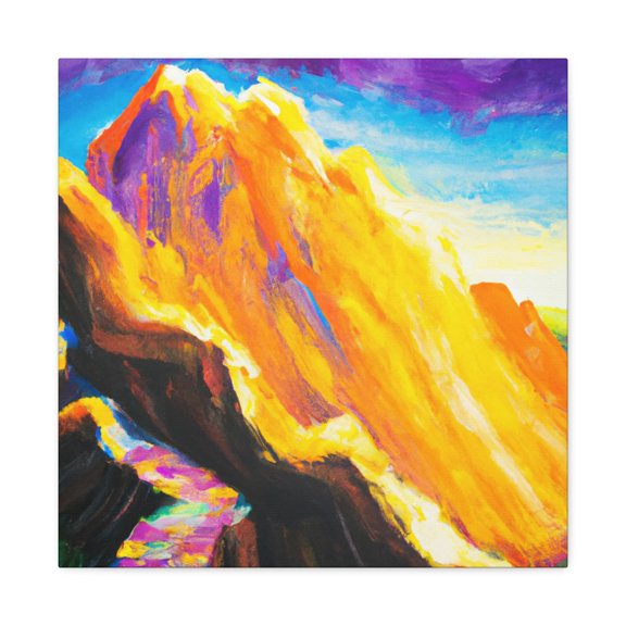 Colorful Mountain Fantasy - Canvas