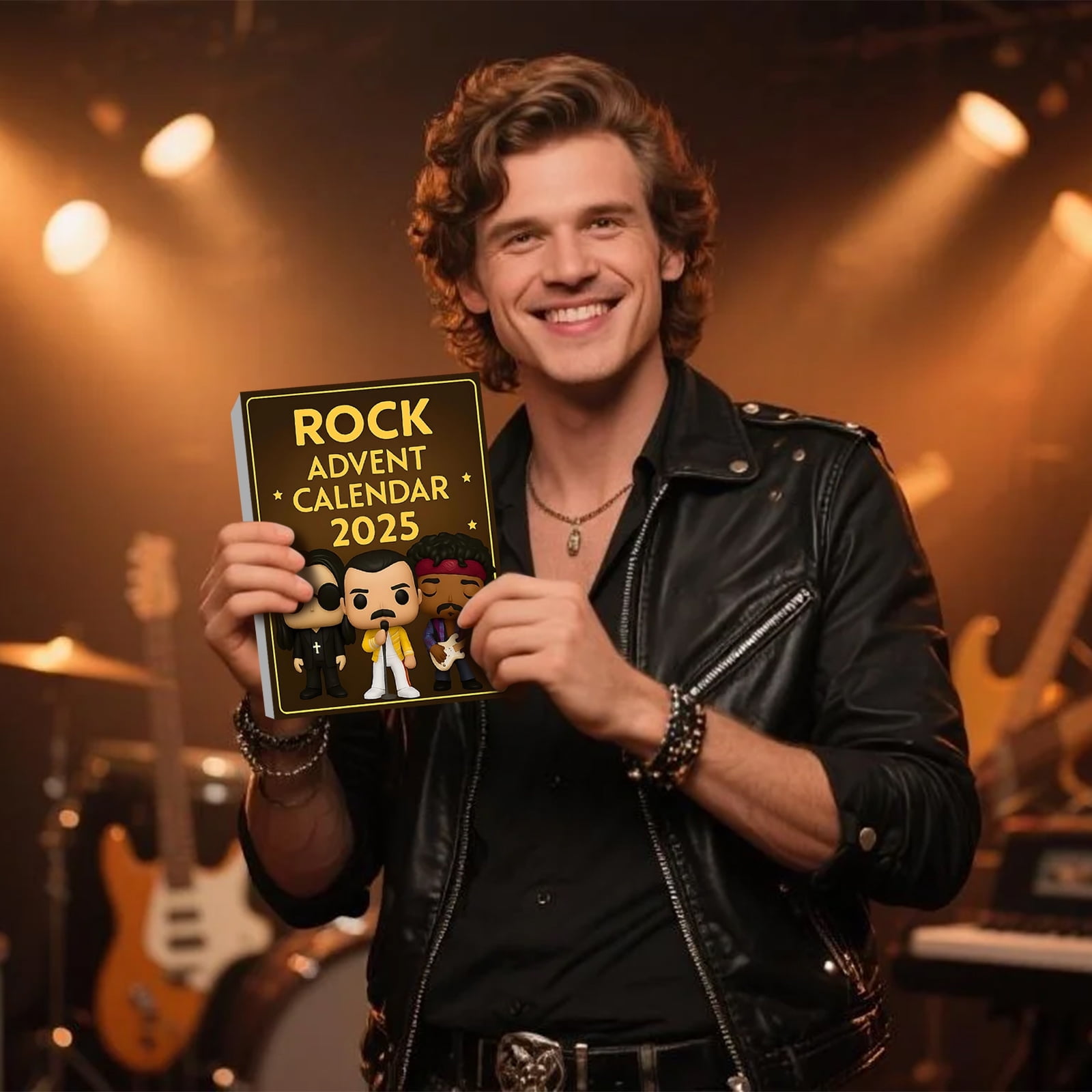 2025 Ozzy Osbourne Rock Advent Calendar, 24 Collectible Figures