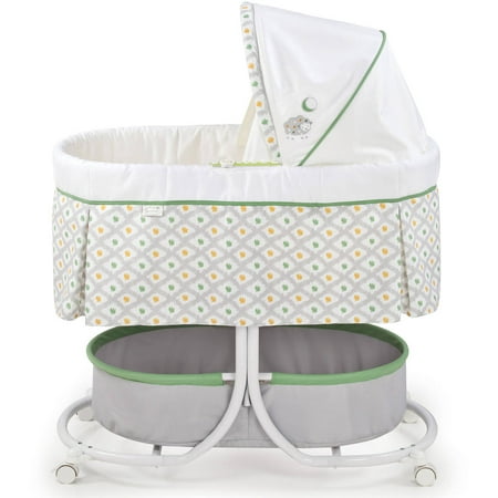 Summer Infant Soothe and Sleep Bassinet with Motion, Sweet Lamb
