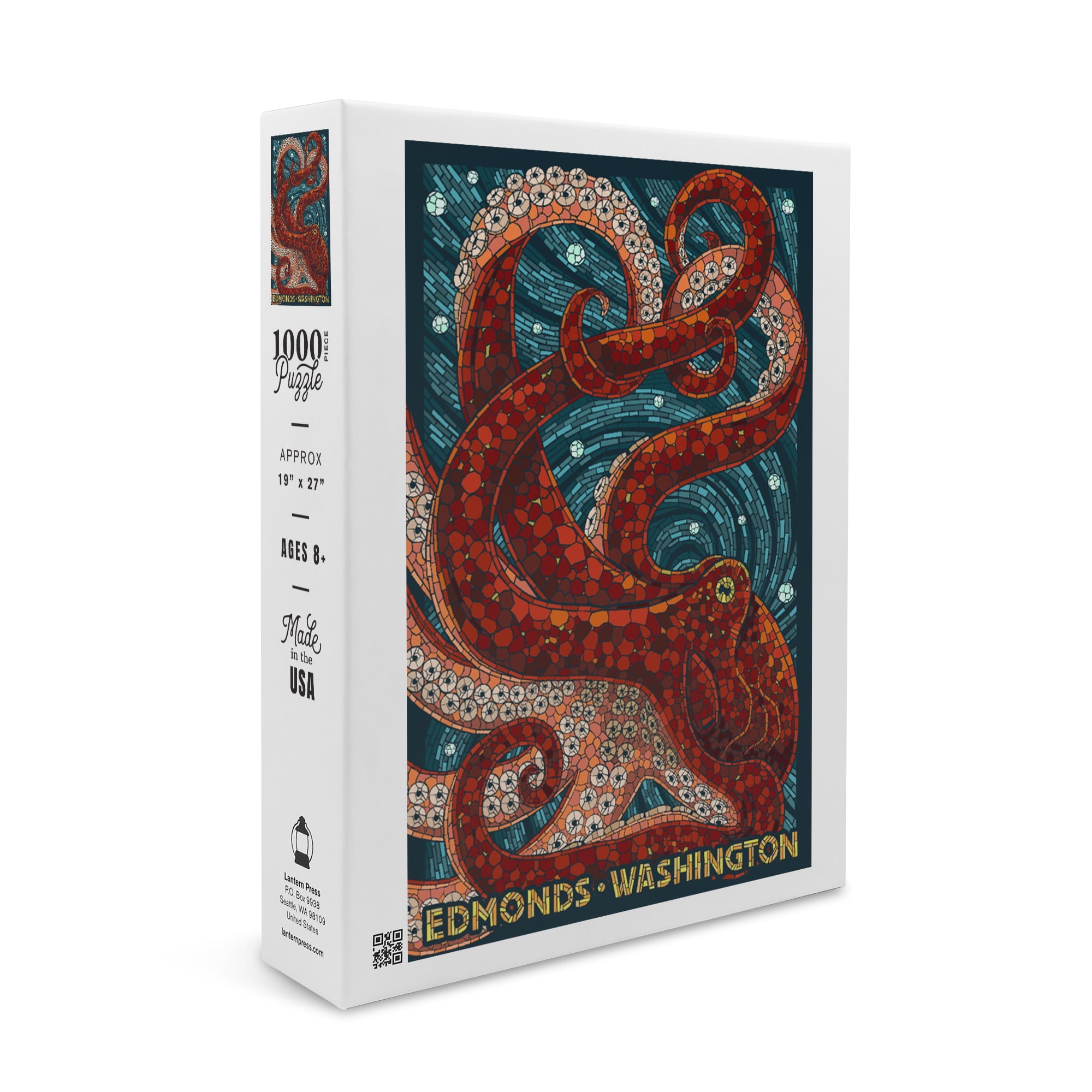 Edmonds, Washington, Octopus Mosaic (1000 Piece Puzzle, Size 19x27