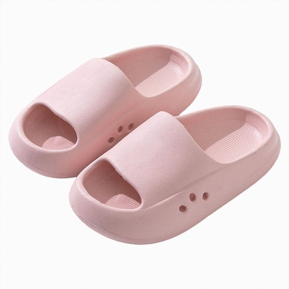 enyan Toddler Girls Slides Sandals Beach Pool Shower Slippers Non Slip Bath Slippers Cute Summer Shoes for Boys Pink,Size 8 (2.5-3 Years)