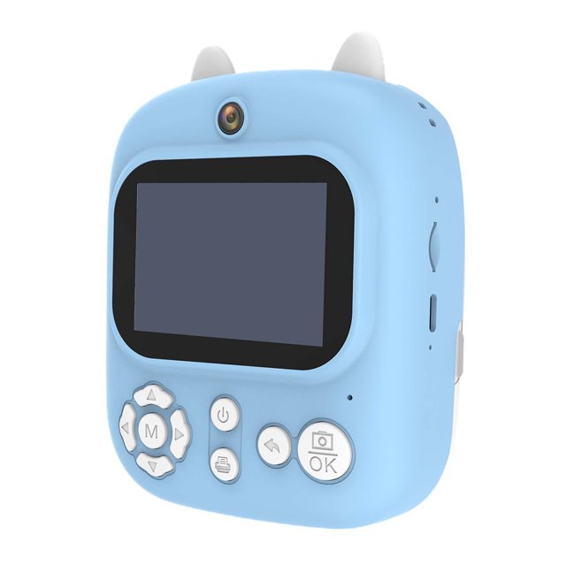 Cámara digital 1080P con pantalla de 2,4 pulgadas para niños pequeños Azul