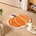 thumbnail image 2 of Bonita alfombrilla de baño con calabazas de Halloween, alfombrillas de baño antideslizantes y flocadas, alfombrilla de baño lavable, felpudo navideño de dibujos animados para cocina y baño, 2 of 5