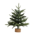 thumbnail image 2 of Árbol de Navidad de mesa Árbol de Navidad realista con base de madera maciza Decoración para 60 centímetros, 2 of 9