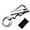 Silver-SL-home supplies, variant on Home Multifunctional Match Kerosene Lighter Outdoor Portable with Bottle Opener Keychain 6ml Refillable Waterproof for Camping Hiking St Patricks Day