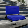 thumbnail image 2 of Stadium Chairs for Bleachers with Back Support by Outdoor Leisure Products, Extra-Large Ultra-Padded Seat for Complete Comfort, Easy Carry Handle with Adjustable Shoulder Strap, 2 of 5