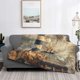 thumbnail image 2 of Fotbe Vintage Nautical Lighthouse Manta de Franela con Estampado, Manta Ultrasuave para Cama, Sofá, Auto, Hipoalergénica y Antibolitas-40"x30", 2 of 6