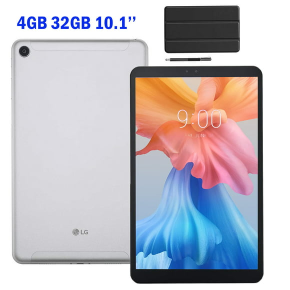 LG G Pad 5 T600 10.1 inches 32GB Unlock, LM-T600QSCCASV with Tigology Stylus Pen & Tablet Case Cover