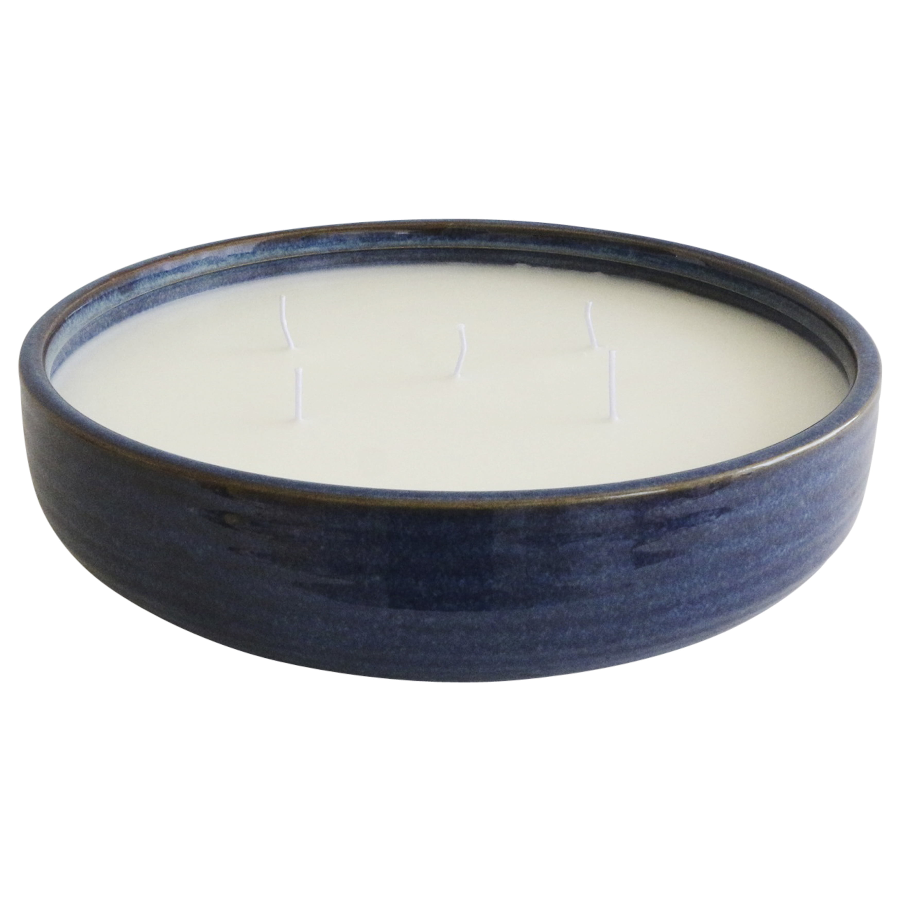 Sagebrook Home 13" Bowl Citronella Candle By Liv & Skye 60oz, Blue