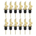 thumbnail image 1 of Licor pesado Pafusen Pour Spout, paquete de 12 unidades, dorado, con tapa automática, 1 of 9