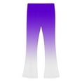 thumbnail image 5 of Ugoldhm Girls Flare Leggings - Fleece Lined Stretchy Bell Bottoms - Gradient Color Thick Pants (5-16 Years), 5 of 6