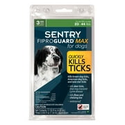 Sentry Fiproguard MAX Squeeze-On for Dogs, 23-44 Pounds, 3 Count