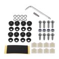 thumbnail image 1 of Unique Bargains 1 Set Anti Theft License Plate Screws M6 Security Bolt Fasteners Kits for Car with Screws Silver Tone, 1 of 7