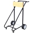thumbnail image 4 of Outboard Motor Stand with Wheels, 315 LBS Heavy-Duty Engine Carrier Dolly, Steel Frame & Solid Wood Platform, Portable Cart for Boat Engine Storage, Transport & Maintenance, 4 of 9