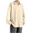 thumbnail image 1 of Mens Light Sweater Fall Shirts for Men Men Sweaters Mens Athletic Sweatshirts Cool Sweatshirts for Men Men Sweatshirt Light Sweater for Men Baggy Sweatshirt, 1 of 6