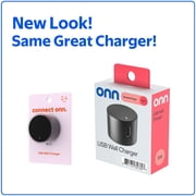 onn 12W Single USB-A Port Wall Charger, Foldable Plug, Black - Compatible with iPhone, Samsung Galaxy, Note, Pixel Devices iPad Pro, More