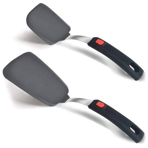 Flexible Silicone Spatula Turner, 600°F Heat Silicone Spatula Set for ,