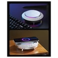 thumbnail image 4 of Altavoces Inteligentes Bluetooth V5.3, 2 en 1, Multifunción, 15 W, Cargadores Inalámbricos Portátiles Rápidos para Teléfonos Móviles, Luz Musical., 4 of 5