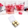 thumbnail image 2 of Stainless Steel Reusable Metal Ice Cubes, Whiskey Stones with Ice Tong, Quick Chilling Whiskey Stone for Scotch, Bourbon, and Irish Whiskey, Gold, 2 of 8