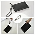 thumbnail image 6 of Uxcell Leather Wristlet Strap, 8" Hand Wrist Lanyard Chain Holder for Bag, Black&Gold, 6 of 6