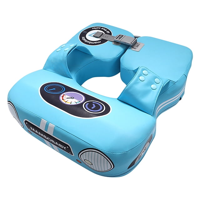Anillo de natación Mambobaby Flotador de natación para bebés con forma de automóvil Flotador de natación para bebés no inflable Flotador de entrenamiento de natación suave, impermeable y agradable par Mambobaby Anillo de natación