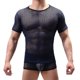 thumbnail image 1 of Camiseta de manga corta para hombre, cómoda y transparente, de malla de rejilla, ropa interior, 1 of 3