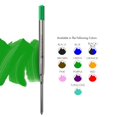 thumbnail image 2 of Monteverde Recambio De Bolígrafo Para Bolígrafos Sheaffer, Punta Media, Rollo Suave, Verde, 2 Por Paquete (S132Gn), 2 of 5
